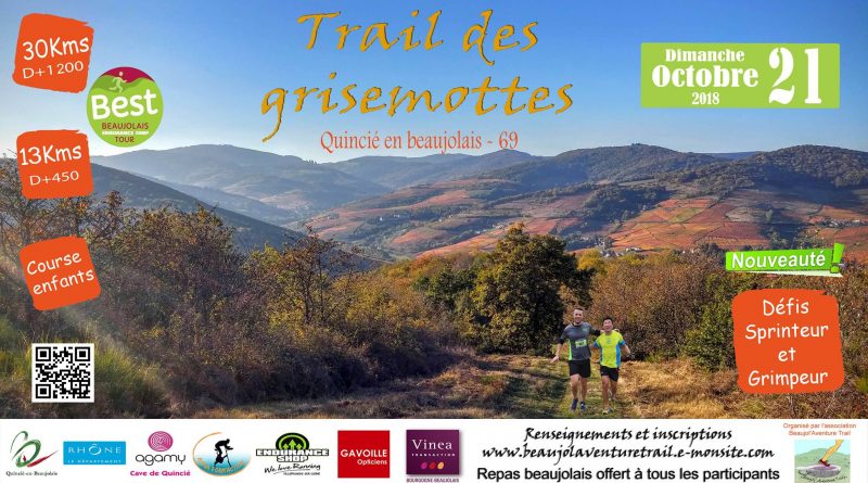 Trail des Grisemottes 2018 : affiche