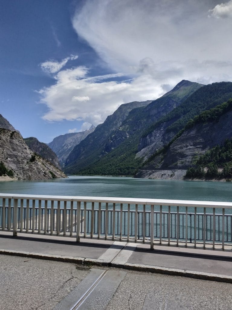 Marmotte Granfondo 2019 : barrage du lac du chambon (Isère)