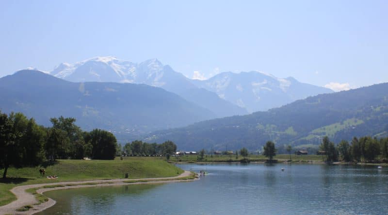 Triathlon du Mont Blanc 2019 - Lac de Passy près de Saint-Gervais