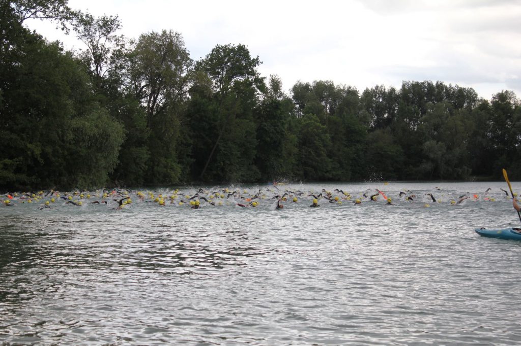 Triathlon d'Obernai - Départ natation